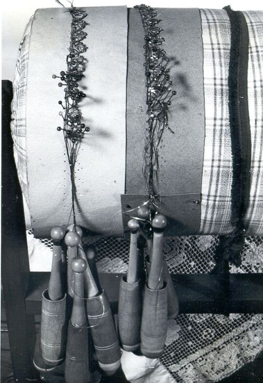 Teil eines Klöppelsackes