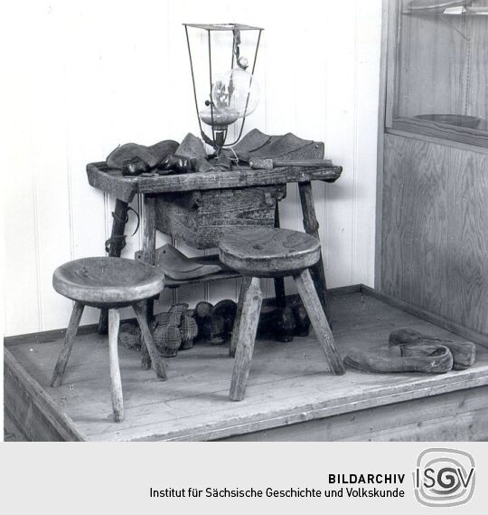 Schuhmacherwerkstatt aus Rabenau