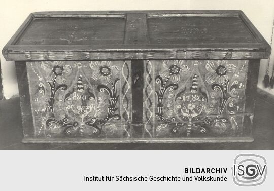 Kastentruhe im Heimatmuseum Grimma