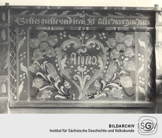 Bett im Museum Ebersbach