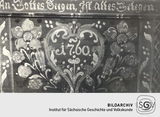 Bett im Museum Ebersbach