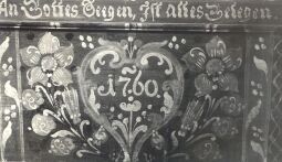 Bild: Bett im Museum Ebersbach