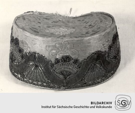 Frauenhaube aus dem Museum Leisnig