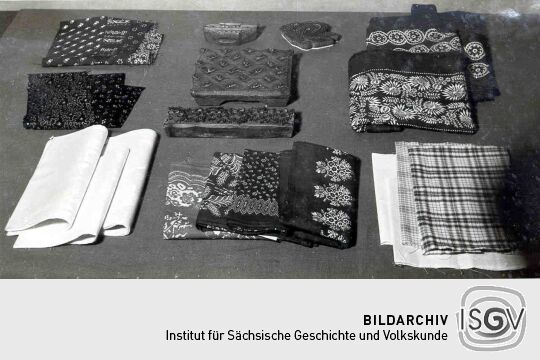 Blaudruck und Handweberei in Sachsen