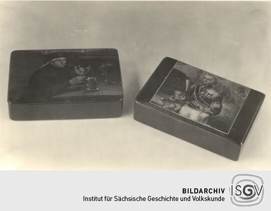 Tabaksdosen aus dem Städtischen Museum Zwickau