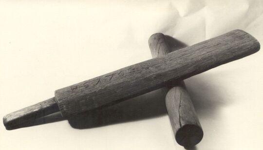 Mangelholz aus dem Heimatmuseum Markranstädt