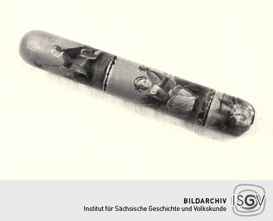 Nadelbüchse im Museum Leisnig