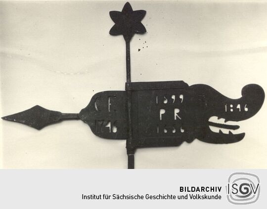 Wetterfahne in Sebnitz