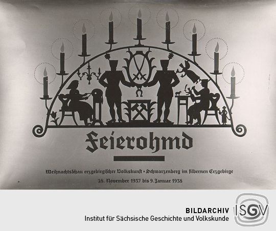 Plakat der Feierohmdschau in Schwarzenberg