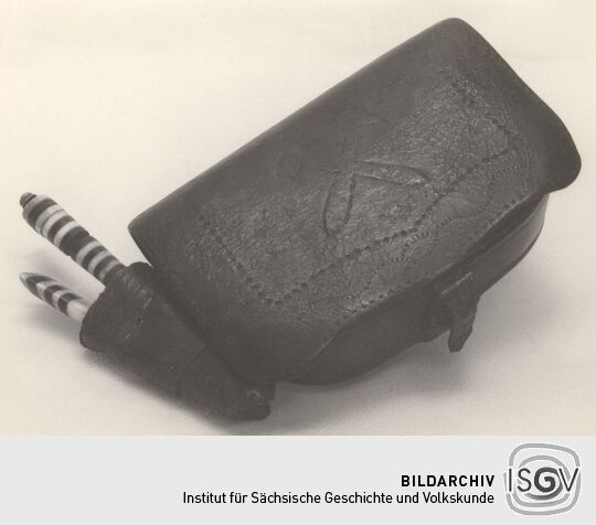 Leibtasche eines Bergmannes aus Zwickau