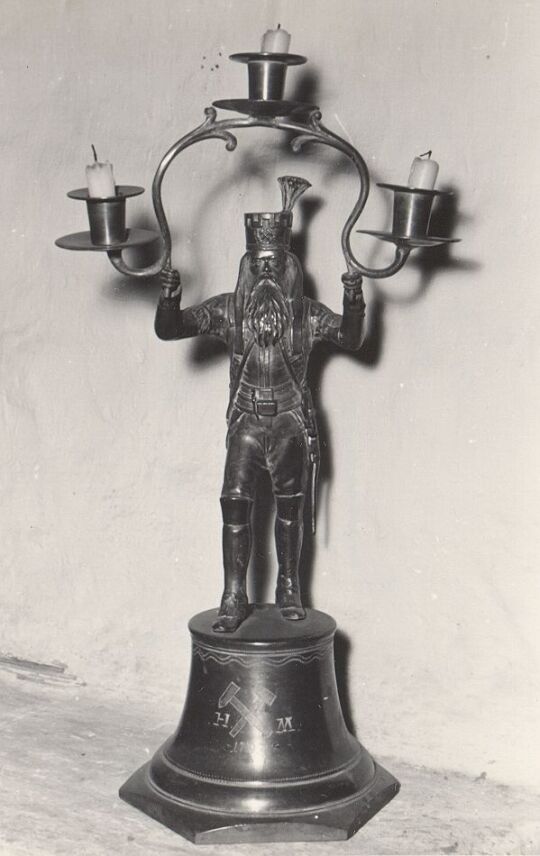 Bergmann mit Lichterbogen aus Leisnig