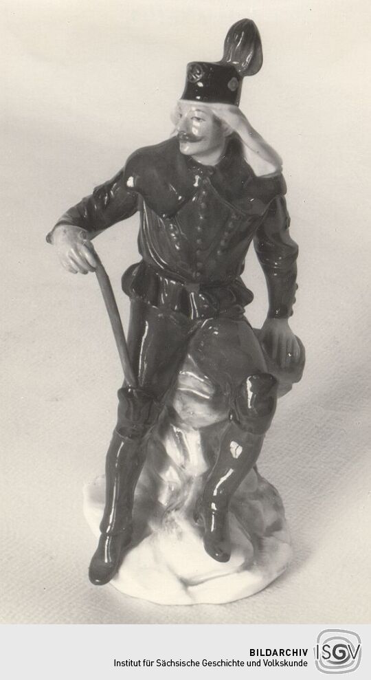 Figur eines Bergmannes aus Zwickau