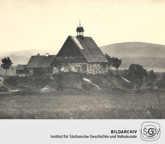 Tagschacht und Huthaus in Johanngeorgenstadt