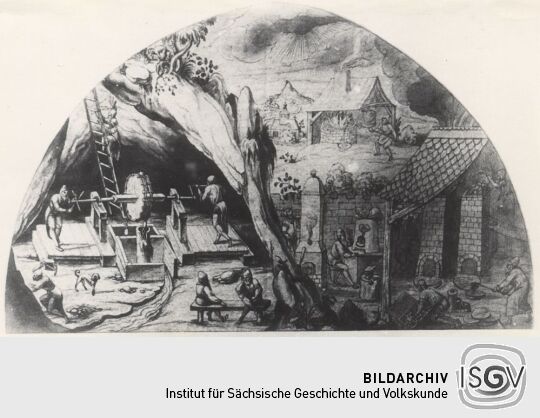 Bergmännische Darstellung