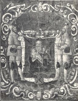 Bild: Sargschild aus dem Erzgebirgsmuseum Annaberg