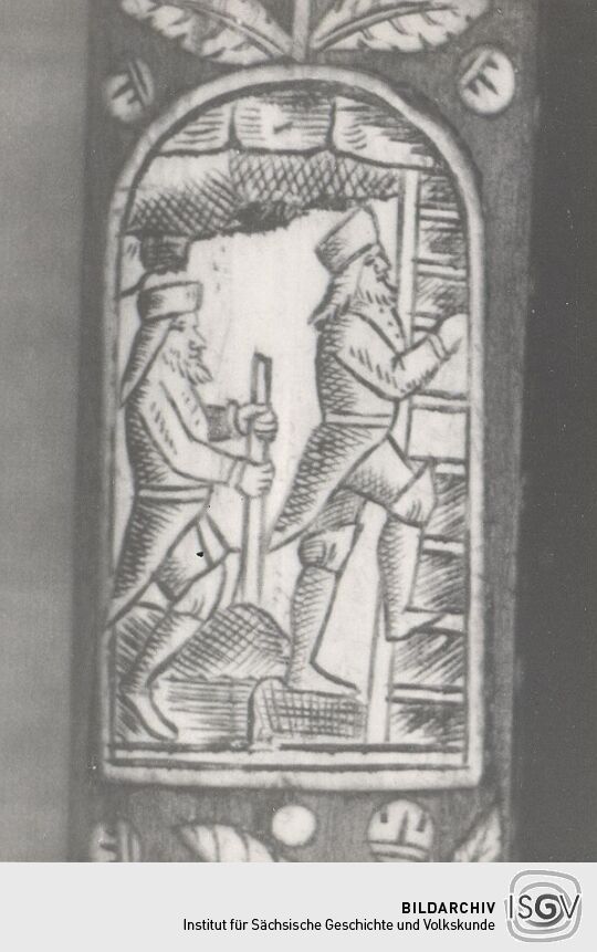 Verzierte Einlegebarte