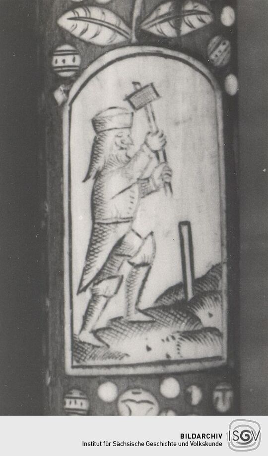 Verzierte Einlegebarte