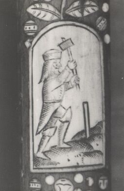 Bild: Verzierte Einlegebarte