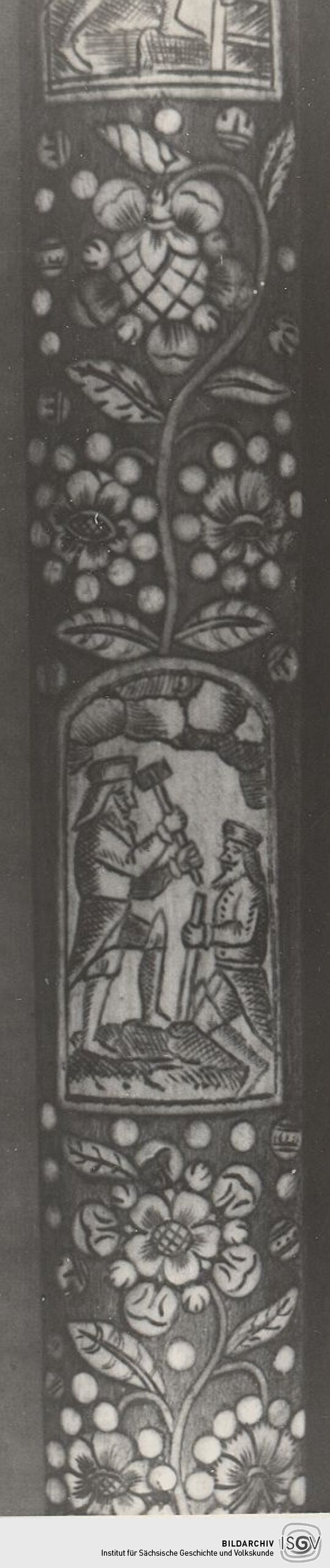 Verzierte Einlegebarte