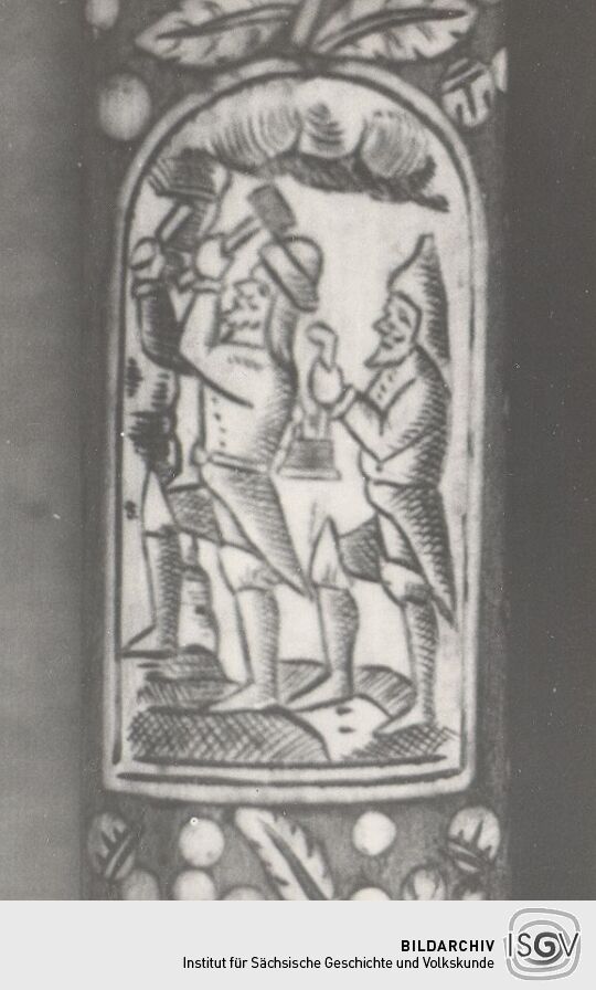 Verzierte Einlegebarte