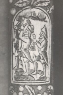 Bild: Verzierte Einlegebarte