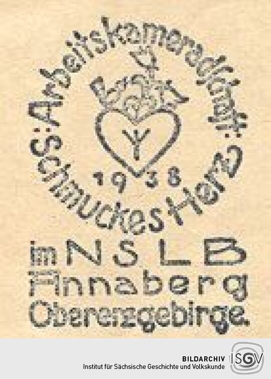 Wappen der Arbeitskameradschaft "Schmuckes Herz"