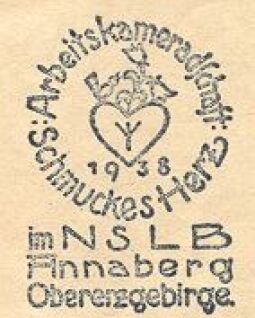 Bild: Wappen der Arbeitskameradschaft "Schmuckes Herz"