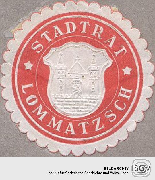 Siegel des Lommatzscher Stadtrates