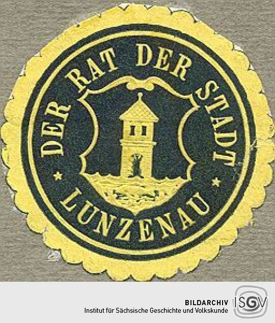 Siegel des Rates der Stadt Lunzenau