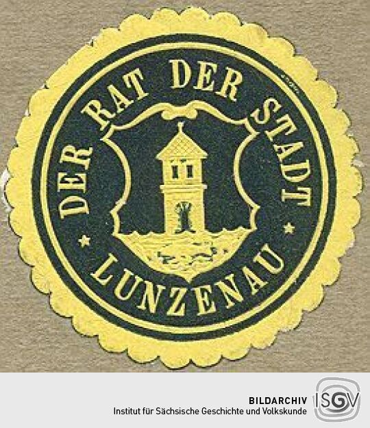 Siegel des Rats der Stadt Lunzenau