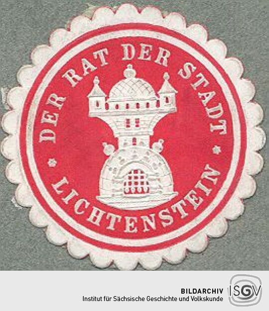 Siegel des Rates der Stadt Lichtenstein