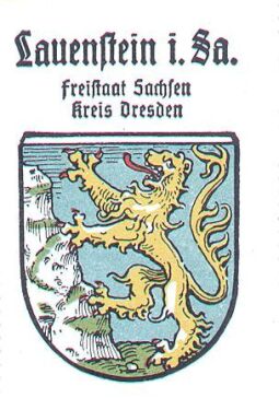 Bild: Wappen von Lauenstein in Sachsen