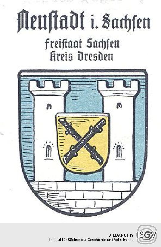 Wappen von Neustadt in Sachsen
