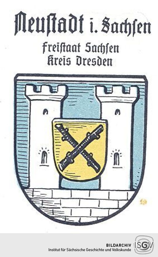 Wappen von Neustadt in Sachsen