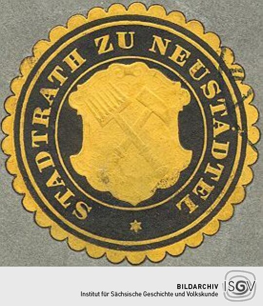 Siegel des Stadtrathes zu Neustädtel