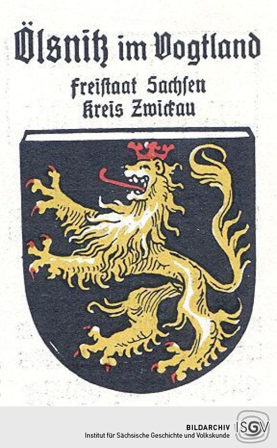Wappen von Ölsnitz im Vogtland