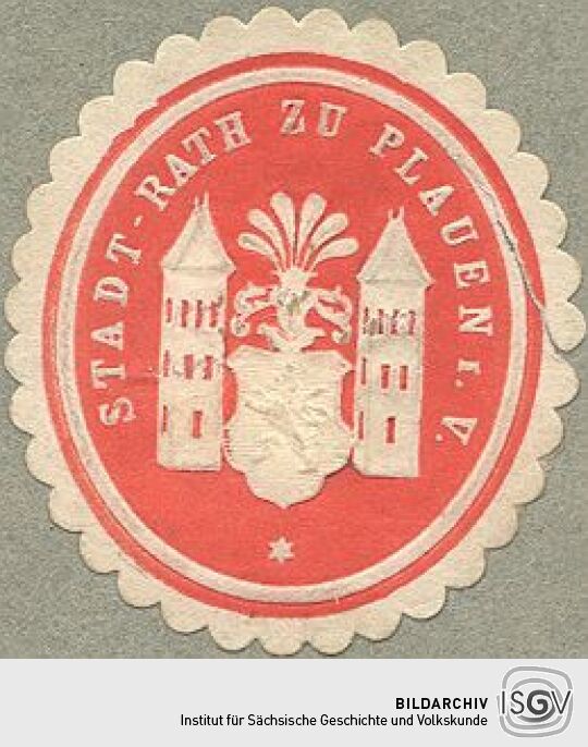 Siegel des Rathes der Stadt Plauen