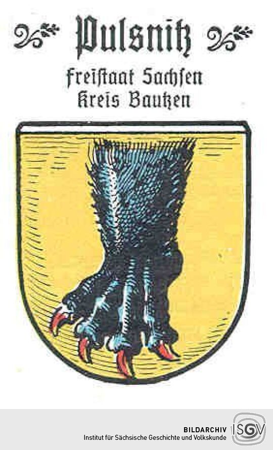 Sammelmarke Wappen von Pulsnitz