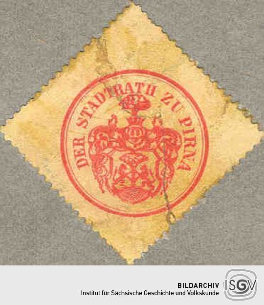 Siegel des Stadtrathes zu Pirna