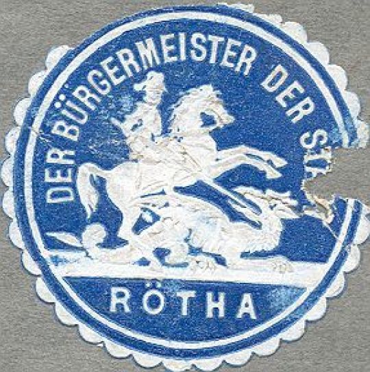 Siegel des Bürgermeisters von Rötha