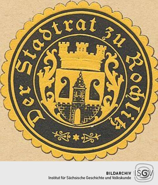 Das Siegel des Rochlitzer Stadtrates