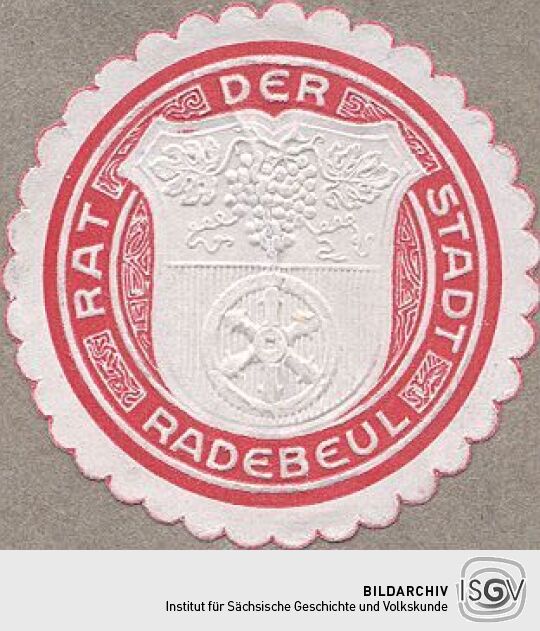 Das Siegels des Rates der Stadt Radebeul