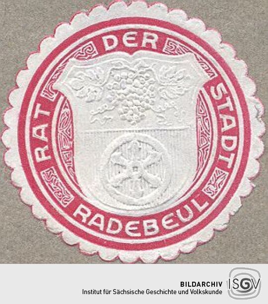 Das Siegels des Rates der Stadt Radebeul
