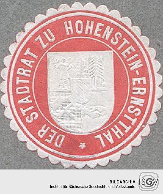 Amtssiegel der Stadtrats von Hohenstein-Ernsttahl