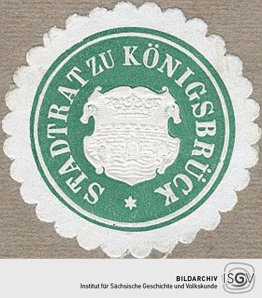 Siegel des Stadtrat zu Königsbrück