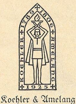 Bild: Signet von Koehler und Amelang