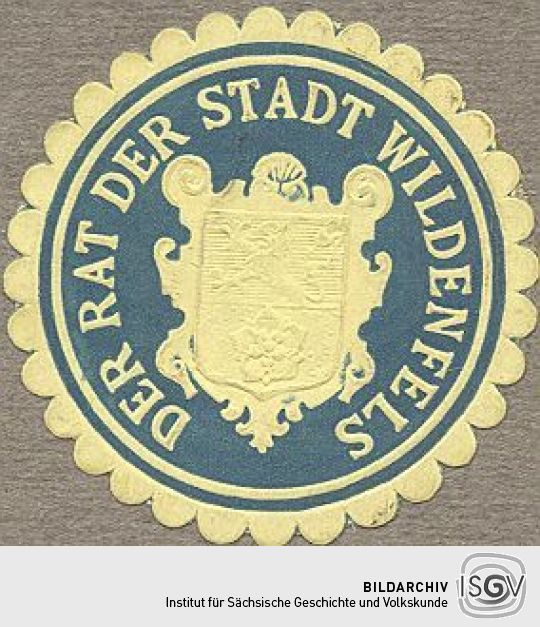 Siegel des Rates der Stadt Wildenfels