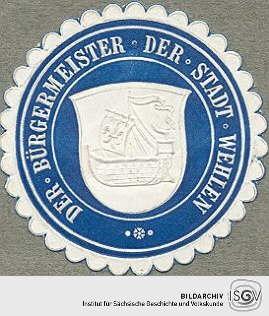 Siegel des Wehlener Bürgermeisters