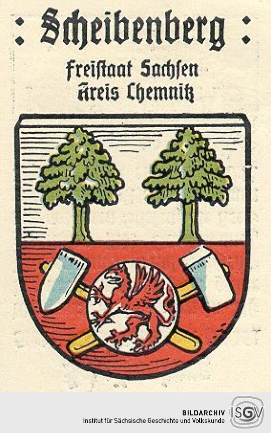 Wappen von Scheibenberg