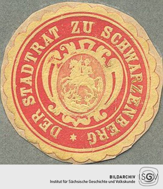 Siegel des Stadtrates zu Schwarzenberg